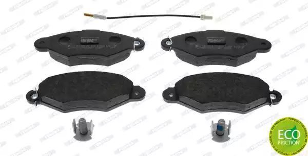 Klocki hamulcowe przód Renault KANGOO 97- XSARA 206 Ferodo FDB1135