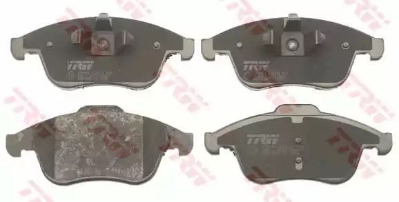 Klocki hamulcowe przód Renault LAGUNA MEGANE 07- 156,5x68,5x18  155,2x63,2x18 TRW GDB1808