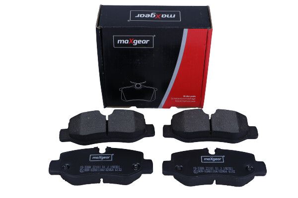 KLOCKI HAMULCOWE TYŁ MERCEDES VITO 1,6-2,2D 14- MaXgear 19-3388