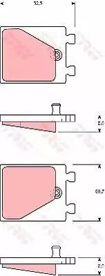 KLOCKI HAM. ROLLS-ROYCE P. TRW GDB563