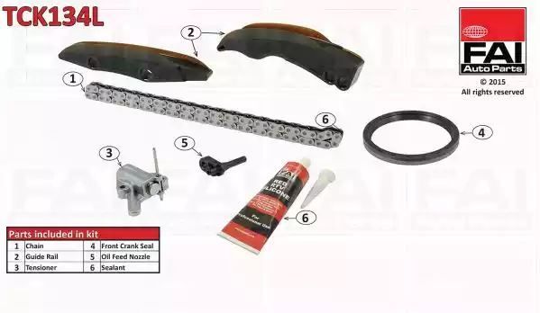 ZESTAW ŁAŃCUCHA ROZRZĄDU BMW X1/X3 F20 FAI Auto Parts TCK134L