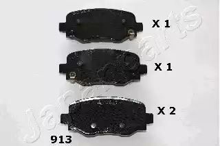 KLOCKI HAM. JEEP T. RENEGADE 1,6-2,0 CRD 14- Japan Parts PP913AF
