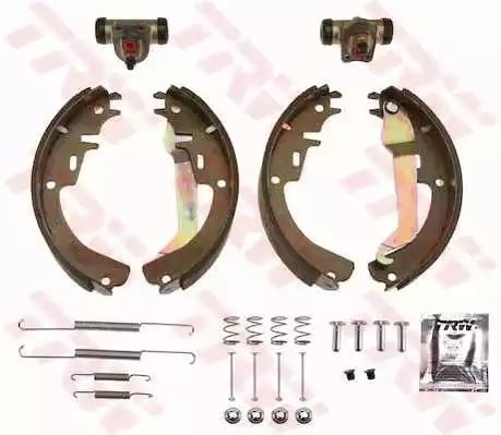 ZESTAW SZCZĘK HAM. OPEL T. ASCONA/ COMMODORE/KADETT//MANTA/REKORD 1.6-2.5 70-88 TRW BK1605