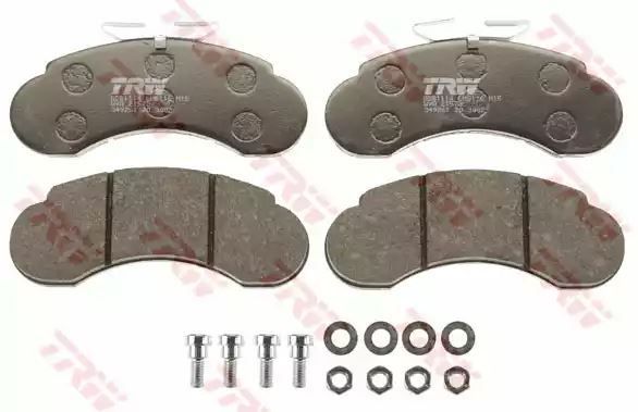 Klocki hamulcowe przód Mercedes MB100 87-96 TRW GDB1114