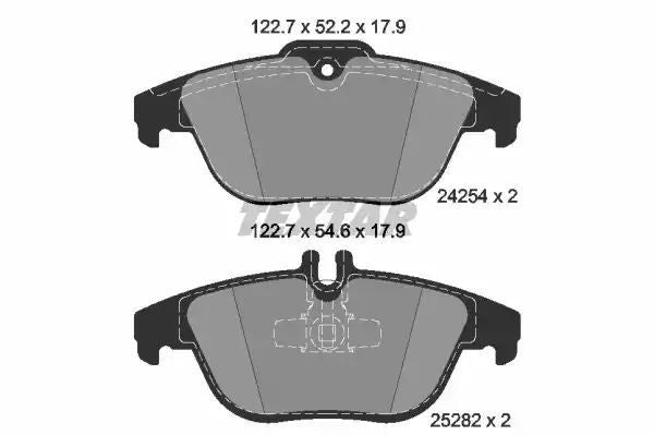 KLOCKI HAM. DB T. W204/S204/X204 2,1-3,5 07-15 EPAD Textar 2425481