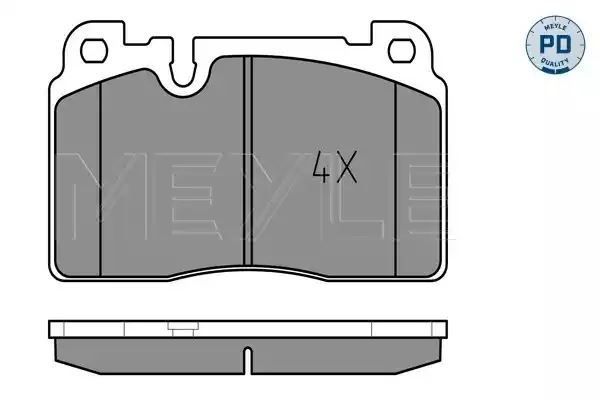KLOCKI HAMULCOWE PRZÓD AUDI Q5 2,0-3,0 TDI QUATTRO 12- MEYLE 0252564316/PD
