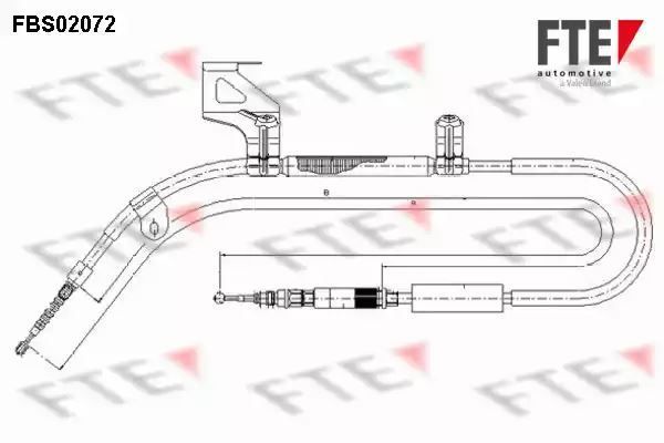 LINKA HAM. RĘCZ. VW T. A6 97-05 LE FTE FBS02072