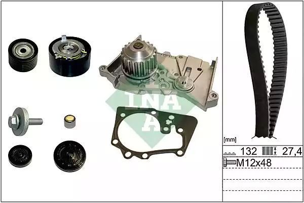 ZESTAW ROZRZĄDU RENAULT 1,6 16V 03- INA 530063930