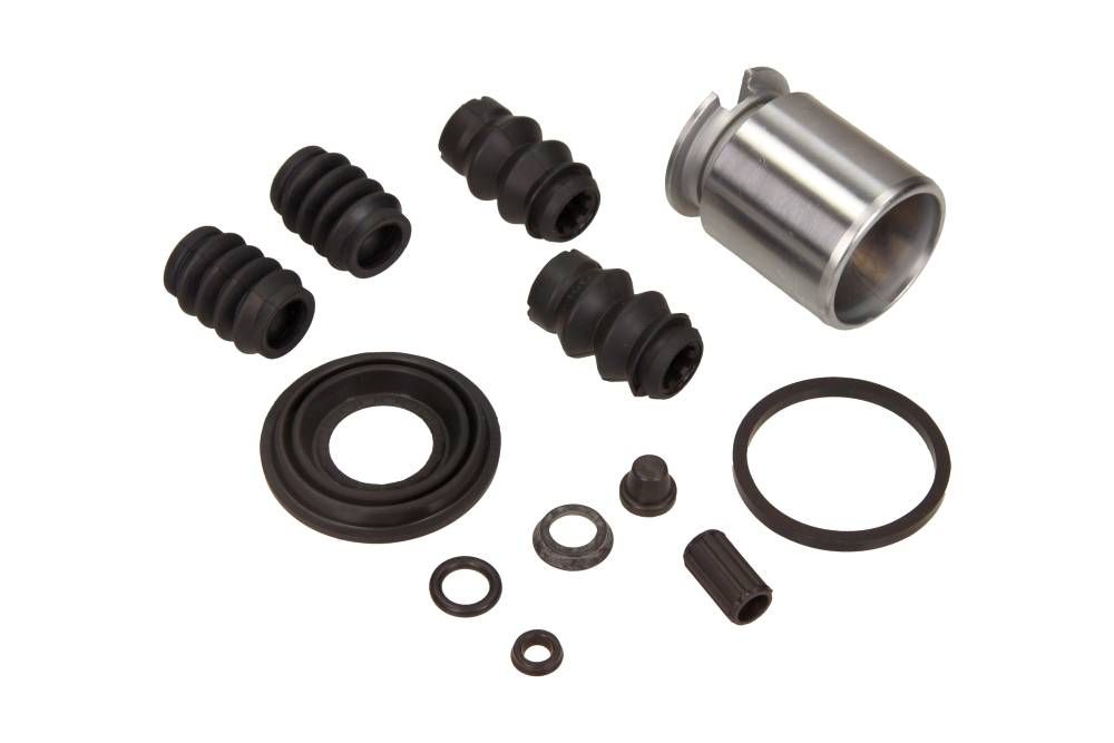 ZESTAW NAPRAWCZY ZACISKU HAMULCOWEGO TYŁ VW CADDY GOLF JETTA TOURAN 03- Z TŁOCZKIEM MaXgear 27-0628