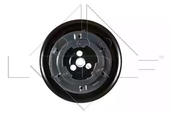 SPRZĘGŁO KOMPRESORA KLIMATYZACJI DENSO 7SEU17C 4PK/110MM 12V BMW 5 (E60)  04- NRF 380041