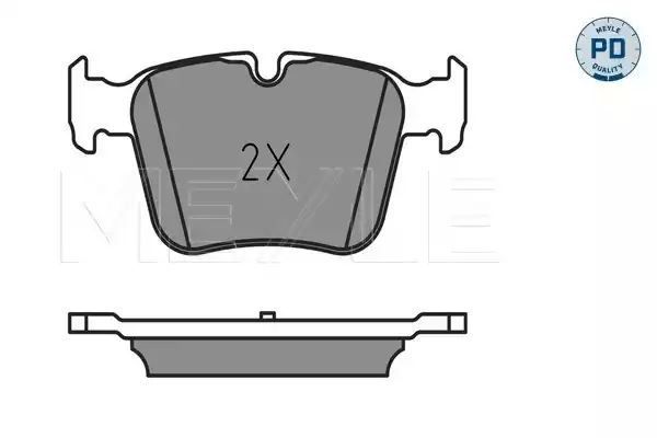 KLOCKI HAMULCOWE TYŁ MERCEDES W205 1,6-4,0 14- MEYLE 0252535416/PD
