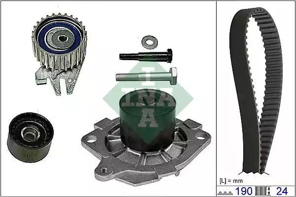 ZESTAW ROZRZĄDU FIAT 1,9JTD 98- 190Z INA 530062230
