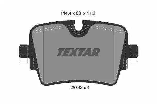 KLOCKI HAM. JAGUAR T. F-TYPE 12- Textar 2574201