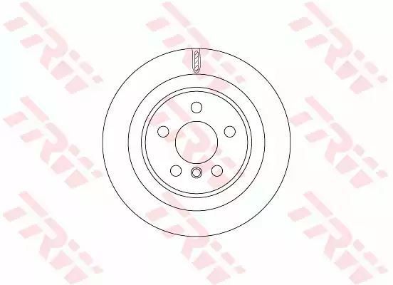 Tarcza hamulcowa tył BMW 2 X1 1,5-2,0 14- 300x20 5 OTWORÓW TRW DF6755