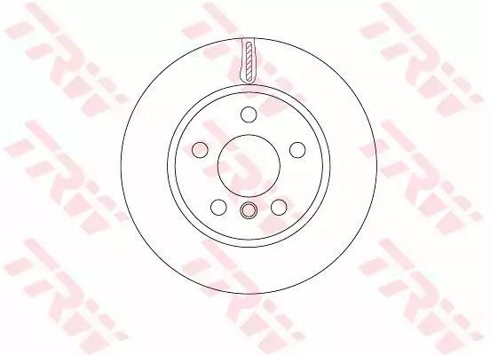 Tarcza hamulcowa przód MINI COOPER ONE 13- 280x22 TRW DF6799