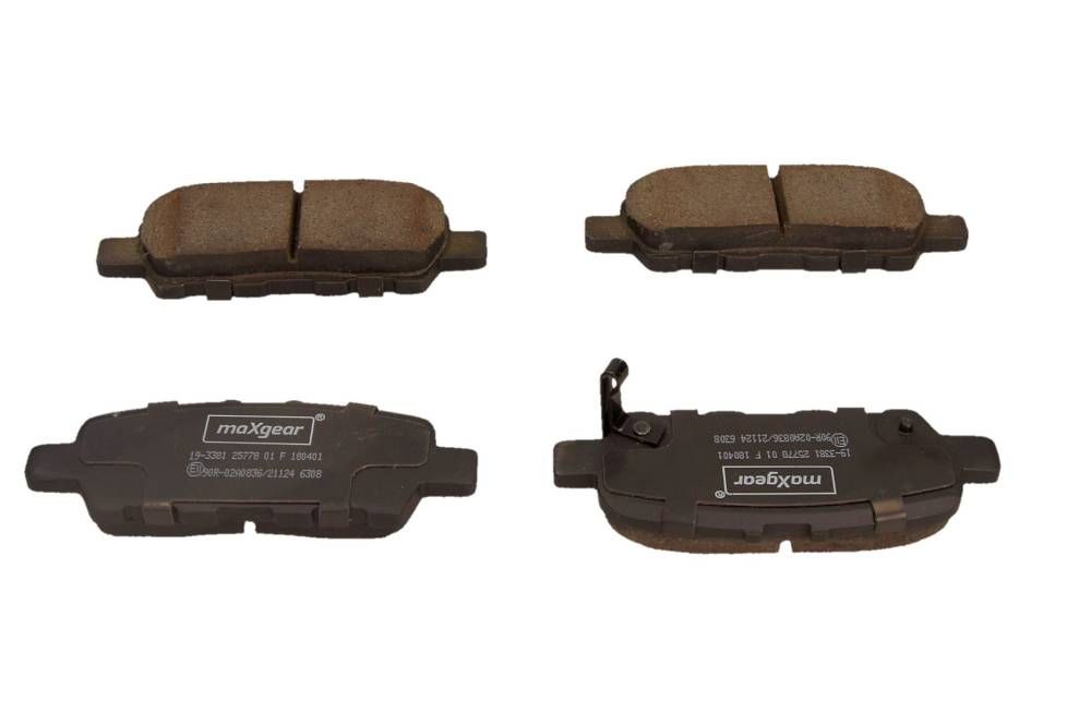 KLOCKI HAMULCOWE TYŁ NISSAN JUKE 10- MaXgear 19-3381