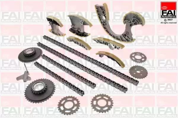 ZESTAW ŁAŃCUCHA ROZRZĄDU VW (CAŁY ZESTAW Z KOŁAMI) FAI Auto Parts TCK220NG