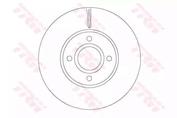 TARCZA HAM. FORD P. ECOSPORT 1,0-1,5 13- TRW DF6898