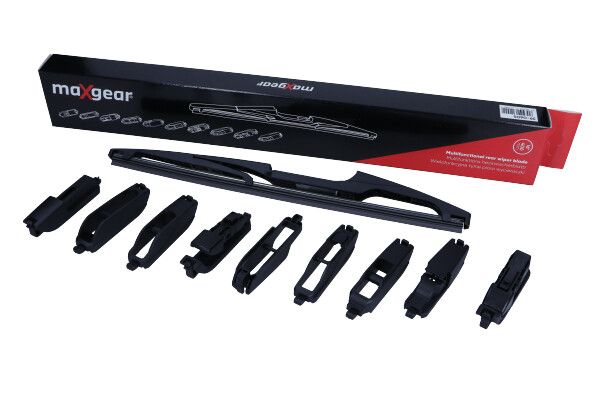 PIÓRO WYCIERACZKI 300MM/12 1 SZT. TYŁ PLASTIKOWA MULTI 10 ADAPTERÓW = 10 MOCOWAŃ MaXgear 39-0603