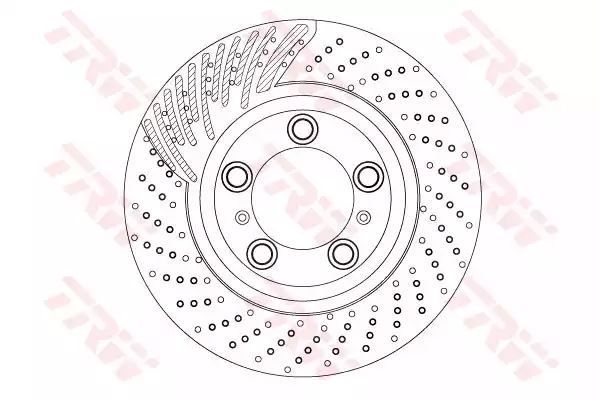 TARCZA HAM. PORSCHE P. 911 3,4-3,8 12- LE TRW DF6821S
