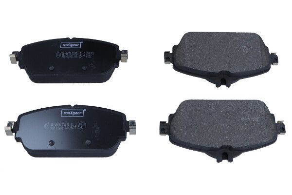 KLOCKI HAMULCOWE PRZÓD MERCEDES W205 S205 1,6 14- MaXgear 19-3676