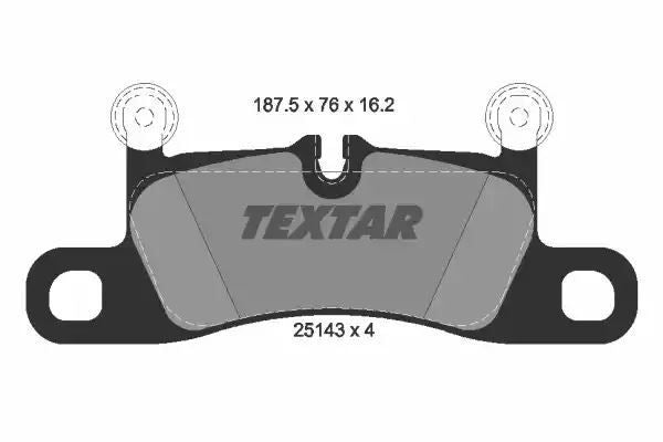 KLOCKI HAM. PORSCHE T. 911/BOXSTER/CAYENNE 2,9-4,0 12- Textar 2514301