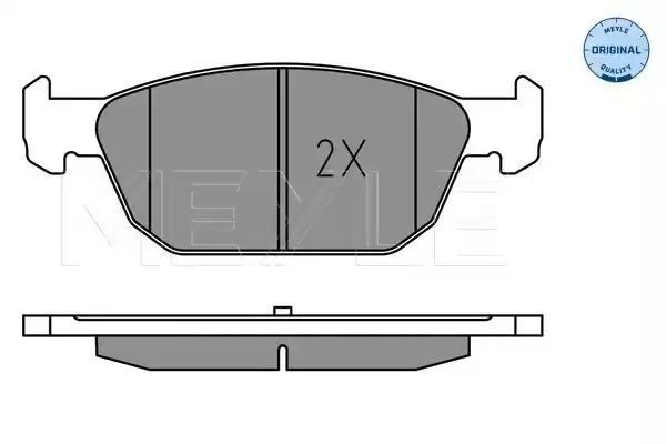 KLOCKI HAMULCOWE PRZÓD HONDA CIVIC 1,4-2,2 I-DTEC 12- MEYLE 252580417