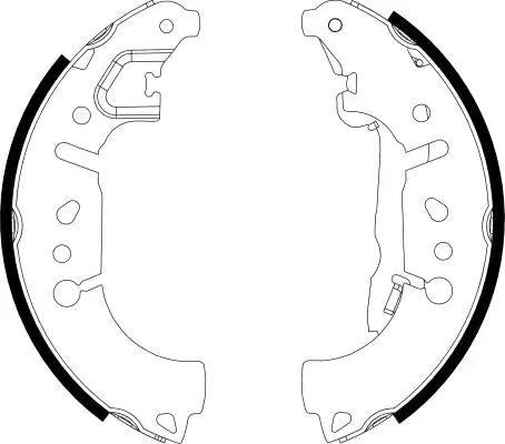 SZCZĘKI HAM. FIAT 500L/TIPO 0,9-1,6/1,3D 12- Textar 91081500