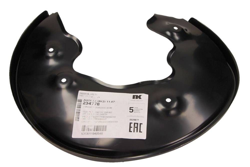 OSŁONA TARCZY HAM. AUDI T. A4 07-15 LE NK Autoparts 234778