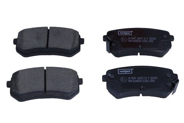 KLOCKI HAMULCOWE TYŁ KIA PICANTO 1,0-1,2 11- MaXgear 19-3647
