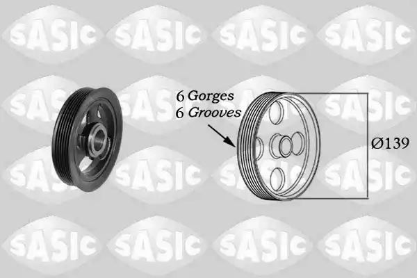 KOŁO PASOWE WAŁU KORBOWEGO MINI R50/R53 1,6 01- SASIC 2156064