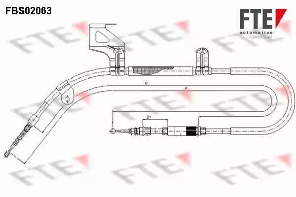 LINKA HAM. RĘCZ. VW T. PASSAT 96-05 LE FTE FBS02063