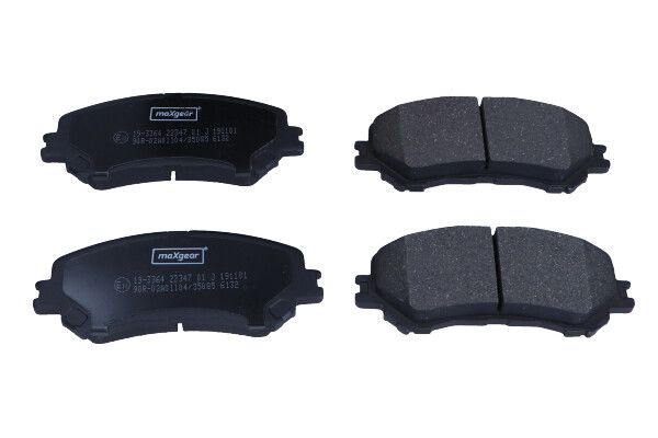KLOCKI HAMULCOWE PRZÓD RENAULT MEGANE 15- SCENIC GRAND SCENIC 16- ESPACE 15-/TALISMAN 15- 1,5-1,6DCI/1,2B MaXgear 19-3364
