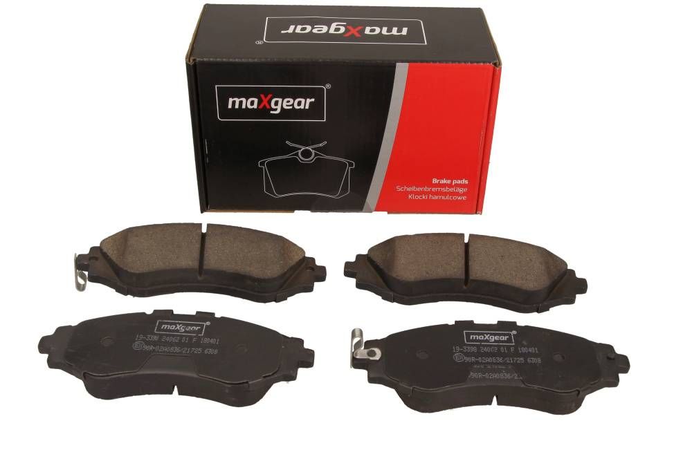 KLOCKI HAMULCOWE PRZÓD DAEWOO LEGANZA/NUBIRA REZZO 1,4-2,0 16V 97- MaXgear 19-3398