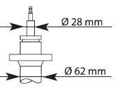 AMORTYZATOR CITROEN P. JUMPER FIAT DUCATO PEUGEOT BOXER 1.9-2.8D 03.94- LE/PR KYB 635807