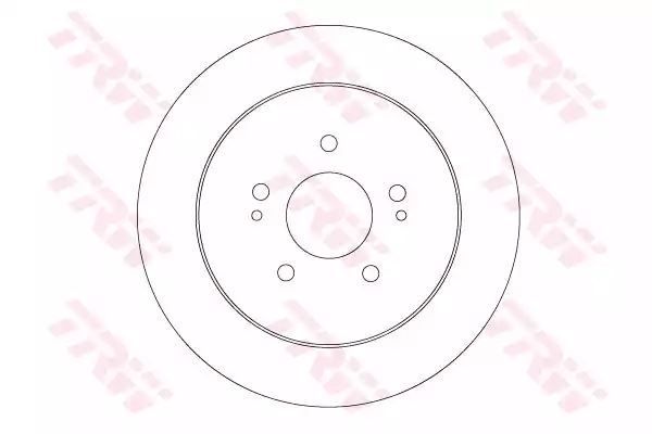TARCZA HAM. MITSUBISHI T. GRANDIS 2,0 DI-D/2,4 MIVEC 04-11 TRW DF6909