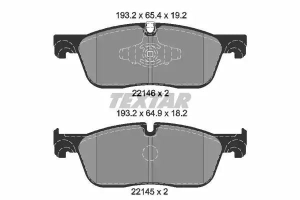 KLOCKI HAM. JAGUAR P. E-PACE 2,0 17-/LAND ROVER Textar 2214601