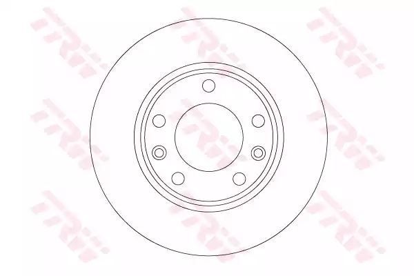 TARCZA HAM. PEUGEOT T. 308 1,0-2,0 13- TRW DF6910
