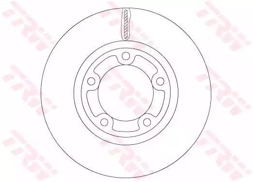 TARCZA HAM. KIA P. K2500 2,5 CRDI 10- TRW DF6712