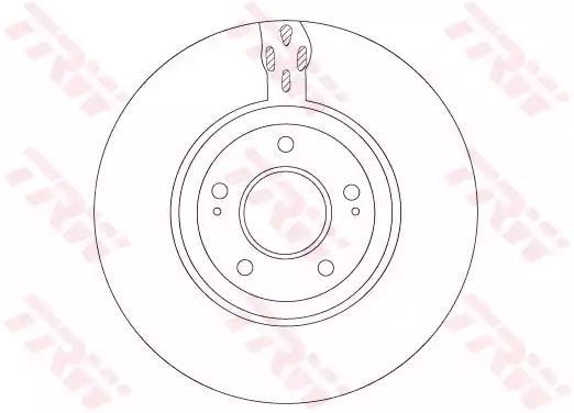 TARCZA HAM. MITSUBISHI P. LANCER 2,0 03-08 TRW DF7302S
