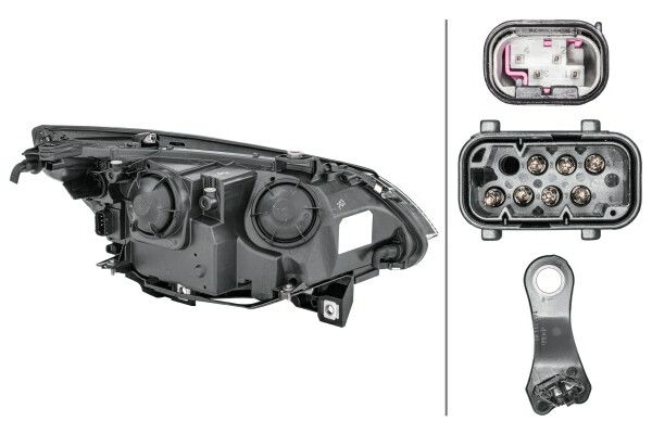 REFLEKTOR BMW 5 07.03-12.10 LE Hella 1EF008673071