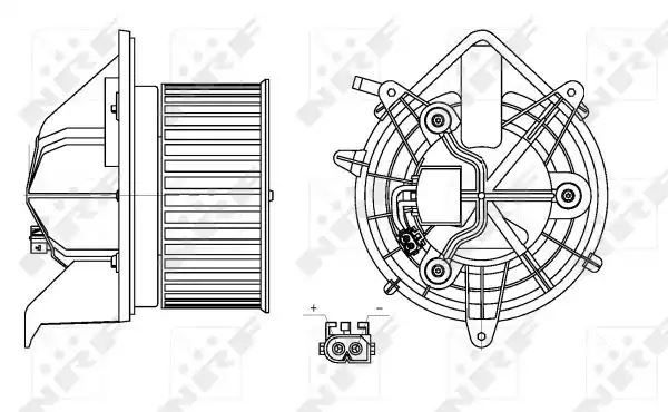 SILNIK DMUCHAWY MINI CLUBMAN/COUNTRYMAN/PACEMAN 06-16 NRF 34157