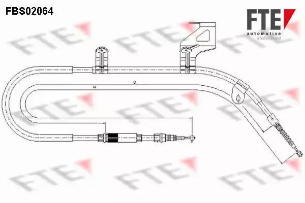 LINKA HAM. RĘCZ. VW T. PASSAT 96-05 PR FTE FBS02064