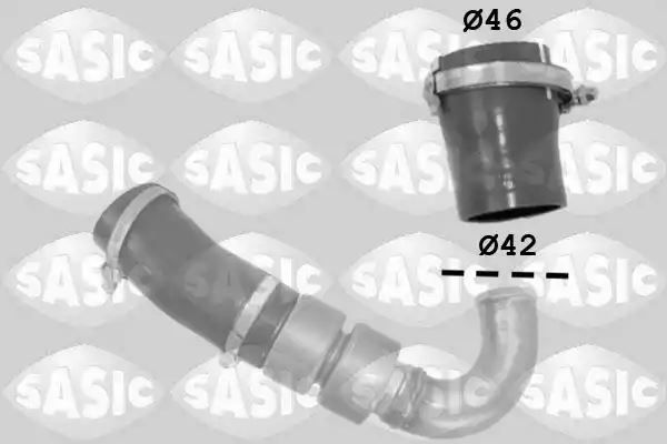 PRZEWÓD INTERCOOLERA FORD C-MAX/FOCUS III 2,0TDCI (NA DOLE/KRÓTKI) SASIC 3336230