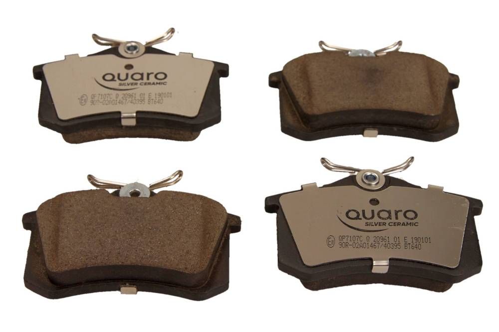 KLOCKI HAM. VW T. GOLF/VENTO/PASSAT/POLO/A4/A6/RENAULT 88-05 GR 15,2MM QUARO SILVER CERAMIC QUARO QP7107C