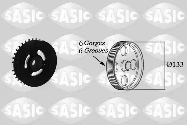 KOŁO PASOWE WAŁU KORBOWEGO FORD MONDEO IV 1,8/2,0 SASIC 2156040