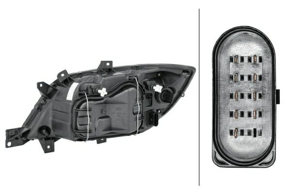 REFLEKTOR DB SPRINTER 2-5T 02.95-> PR Hella 1EH246047021