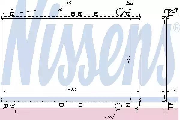 CHŁODNICA TOYOTA PREVIA / ESTIMA (R3#, R4#) (00-) Nissens 646802