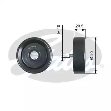 ROLKA PASKA WIELOROWK. HYUNDAI 1,4/1,6 Gates T36419