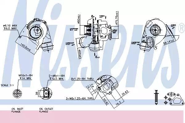TURBO DB 2,1CDI OM611 SPRINTER Nissens 93051